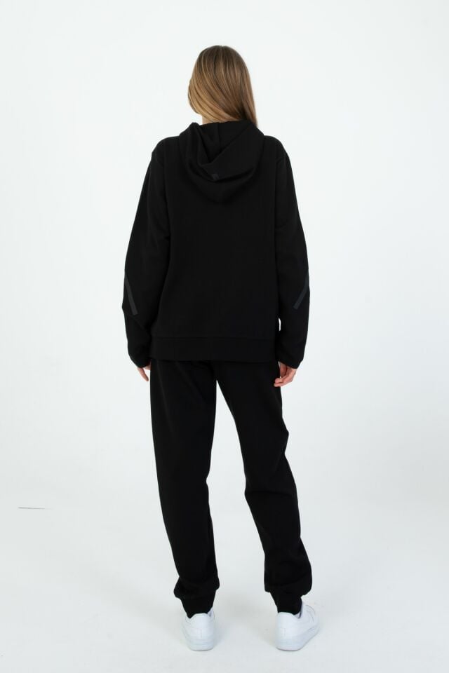 ERKEK/KIZ FERMUARLI ÇİFT CEP DETAYLI KAPÜŞONLU EŞOFMAN TAKIM