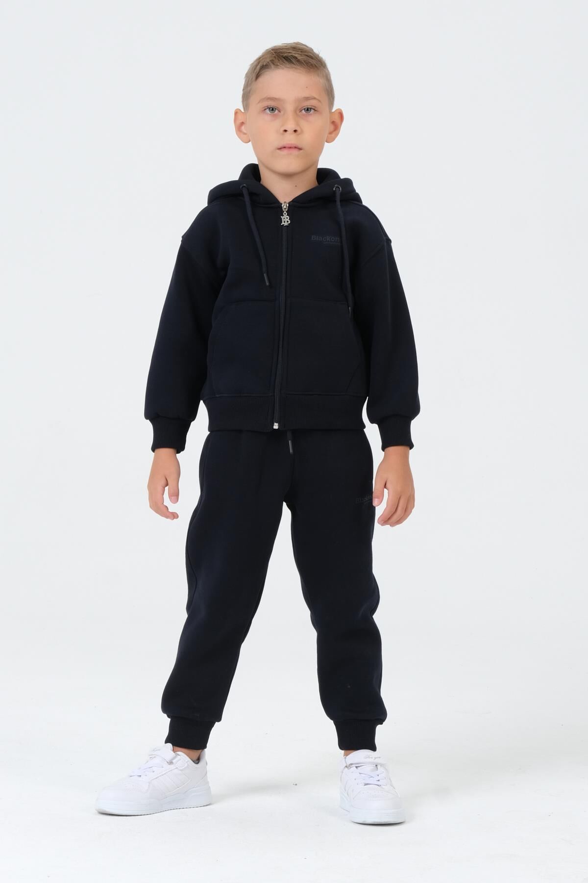 Erkek Çocuk Kapüşonlu Eşofman Takımı