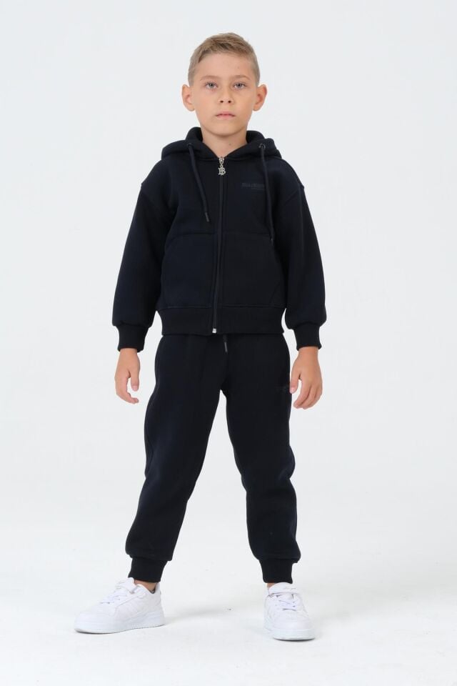 Erkek Çocuk Kapüşonlu Eşofman Takımı