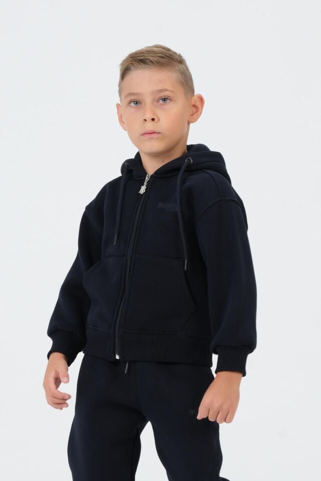 Erkek Çocuk Kapüşonlu Eşofman Takımı