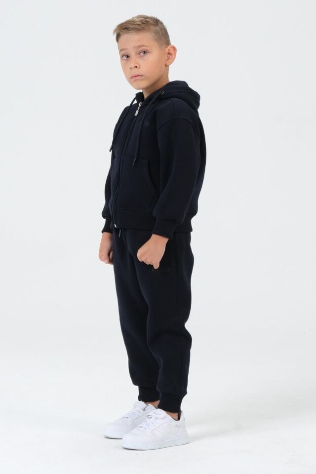 Erkek Çocuk Kapüşonlu Eşofman Takımı