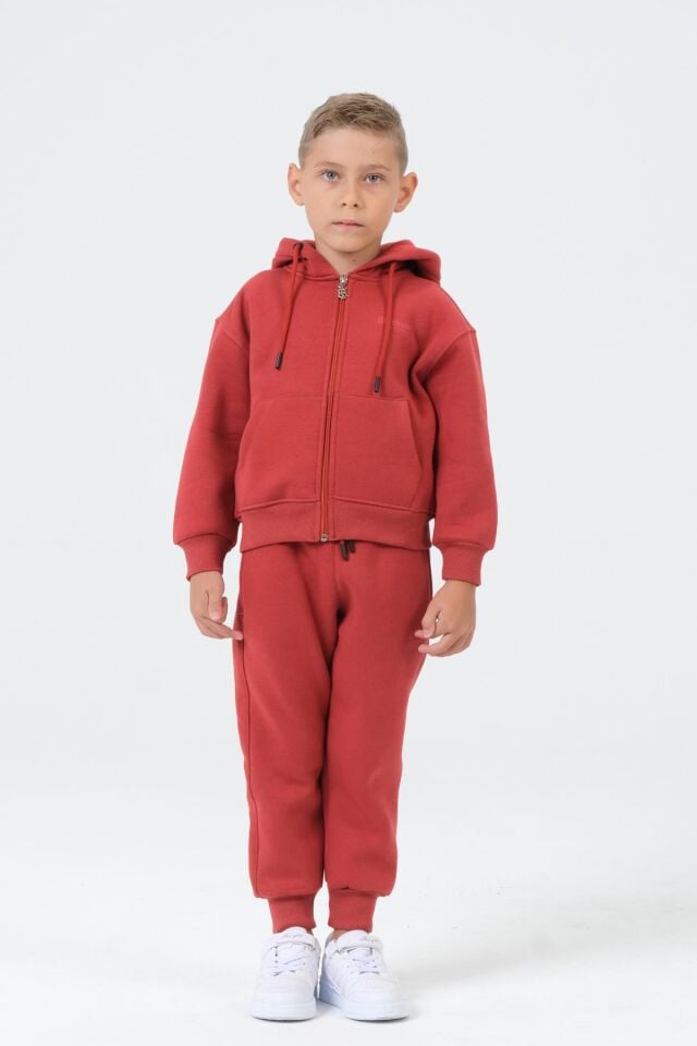Erkek Çocuk Kapüşonlu Eşofman Takımı