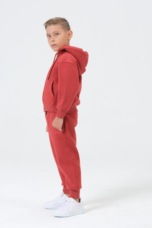 Erkek Çocuk Kapüşonlu Eşofman Takımı