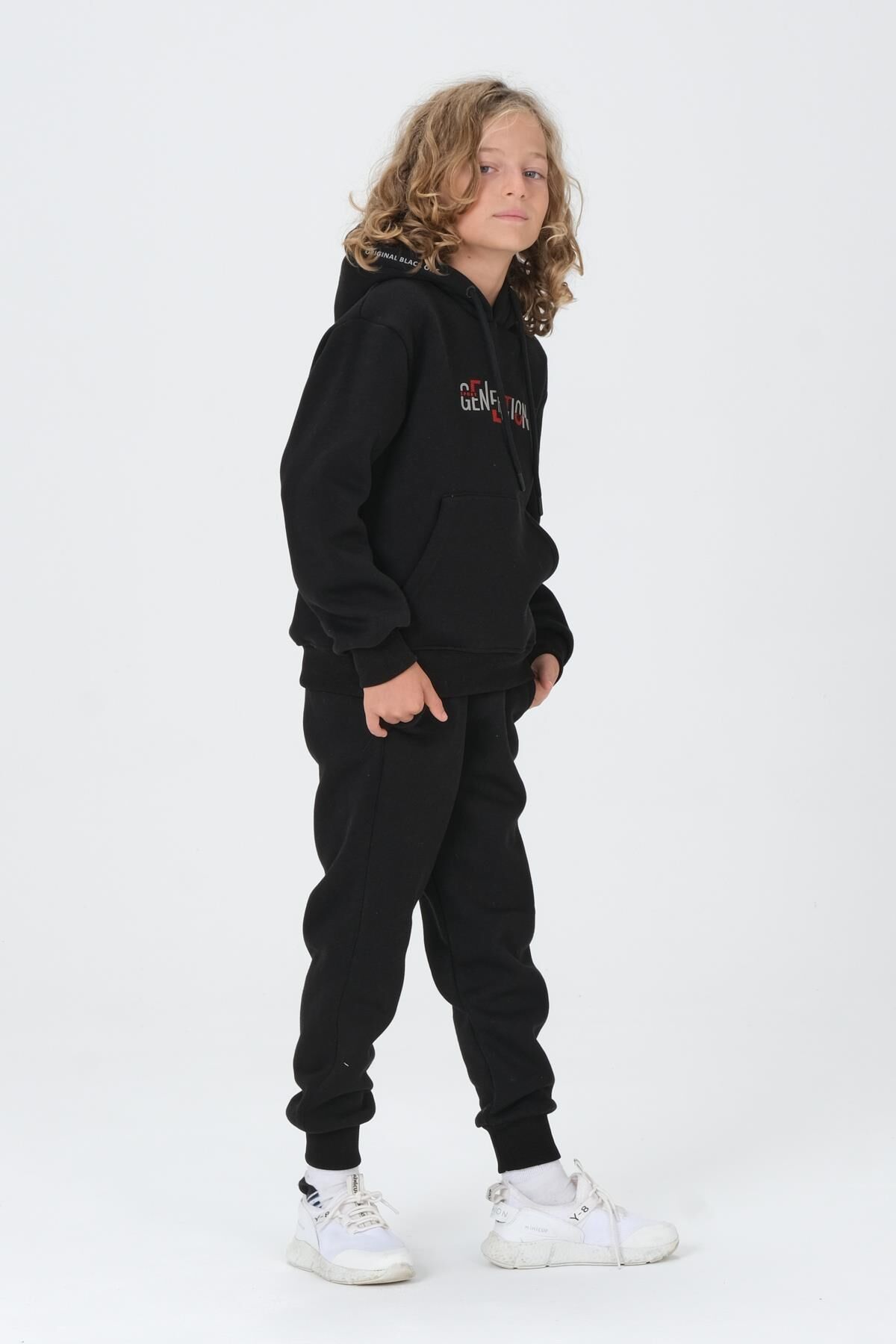 Erkek Çocuk Kapüşonlu Eşofman takımı