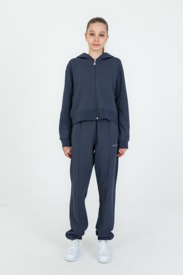 Black One 9-14 Yaş Kız Çocuk Sweat ve Bol Pantolon Takımı – Rahat Günlük Kombin