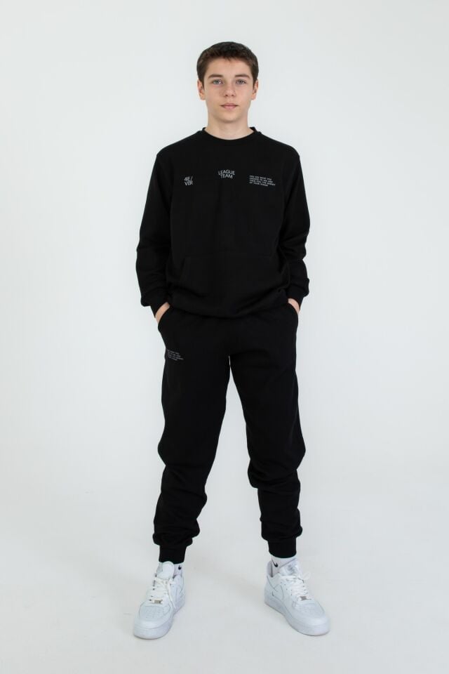 Bisiklet Yaka Basic Alt Üst Eşofman Takım