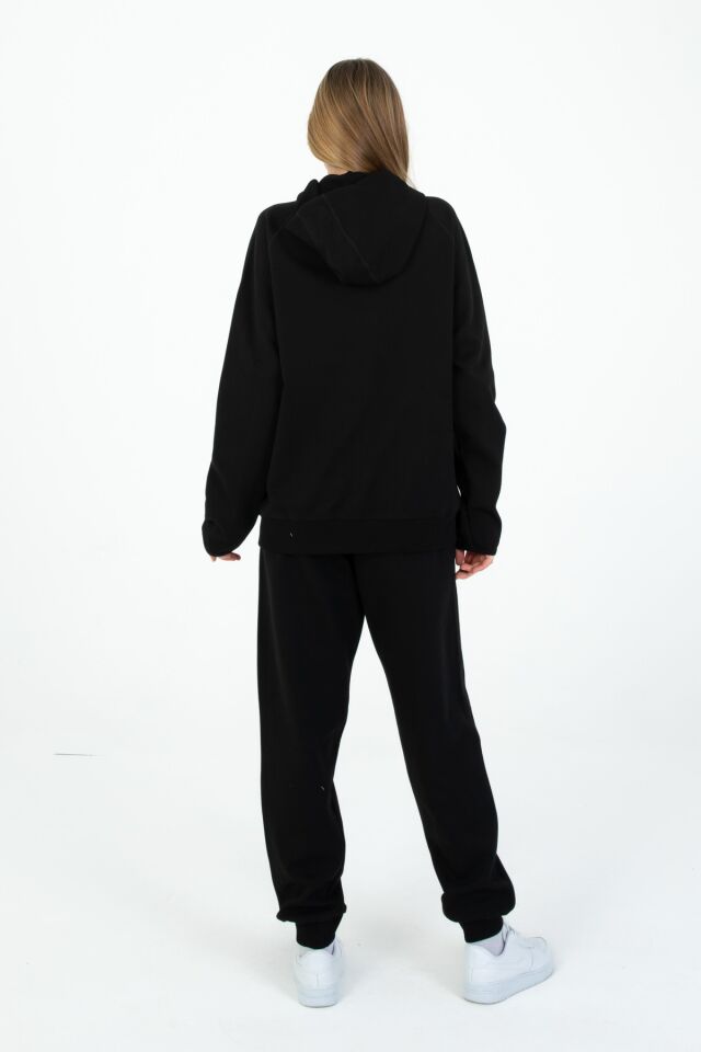 ERKEK/KIZ ÇOCUK KAPÜŞONLU LİKRALI EŞOFMAN TAKIM