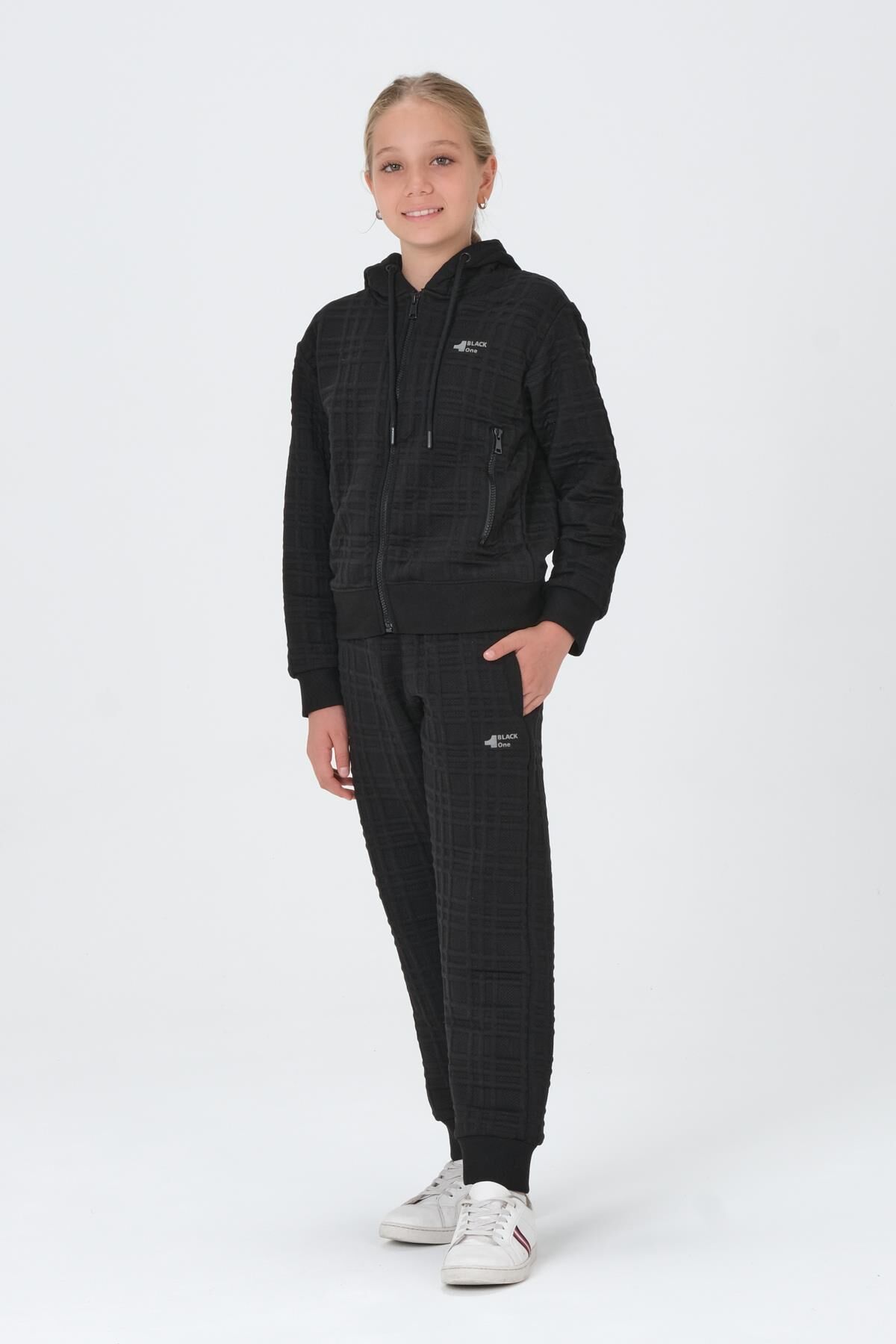 Kız Çocuk Kapüşonlu Eşofman Takımı