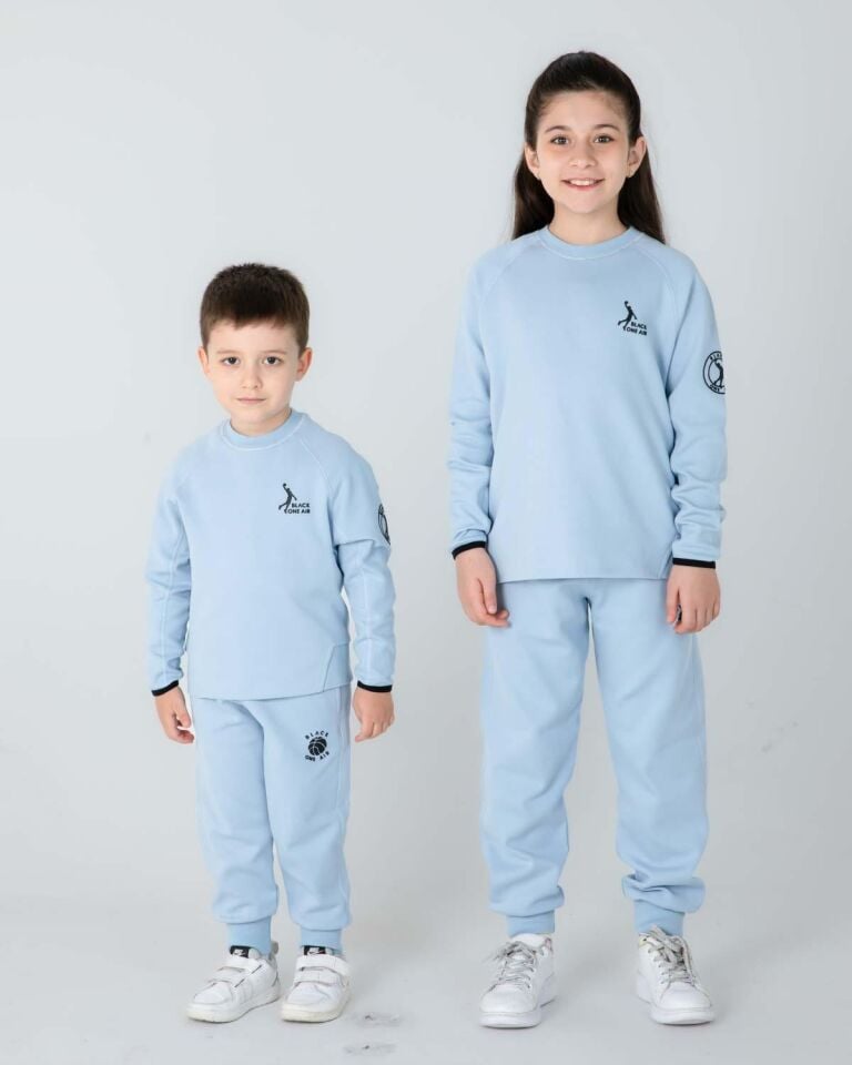 KIZ/ERKEK ÇOCUK BİSİKLET YAKA EŞOFMAN TAKIM