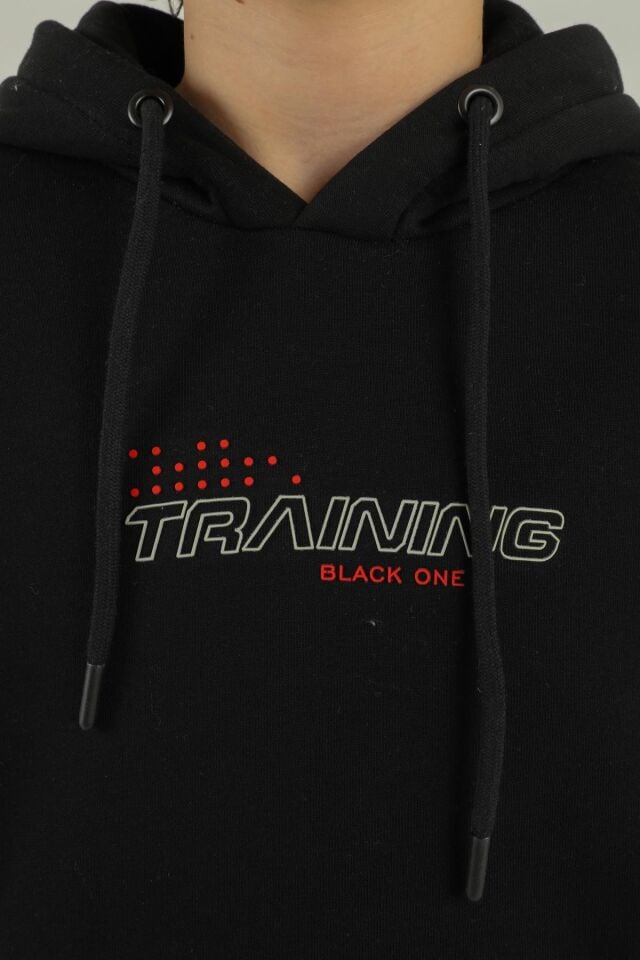 Kapüşonlu Baskı Detaylı Kargo Cepli Erkek Çocuk Eşofman Takımı