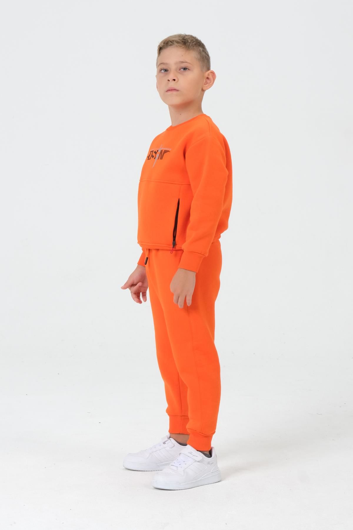 Erkek Çocuk Bisiklet Yaka Eşofman Takımı