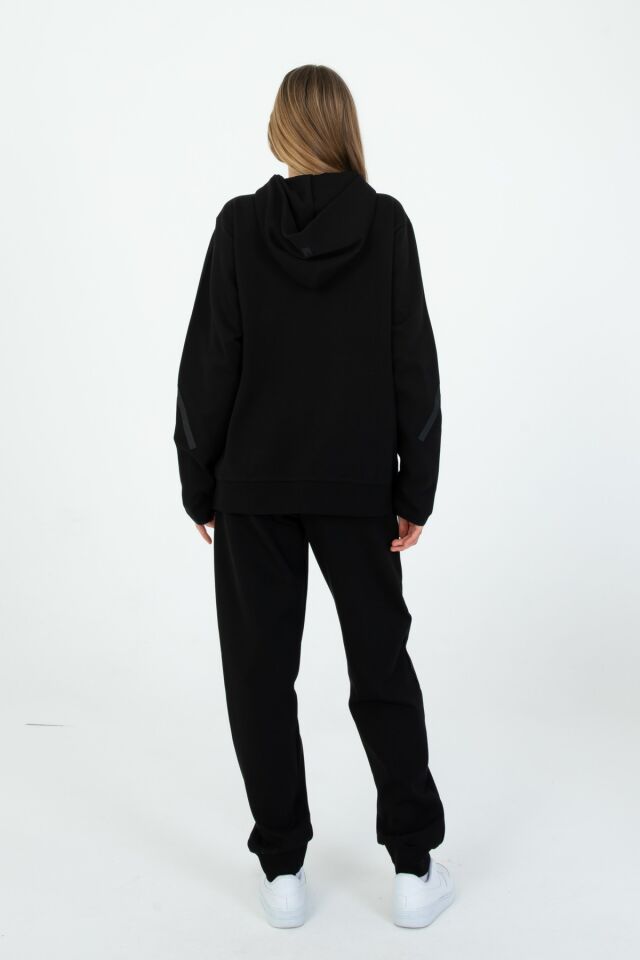 ERKEK/KIZ FERMUARLI ÇİFT CEP DETAYLI KAPÜŞONLU EŞOFMAN TAKIM