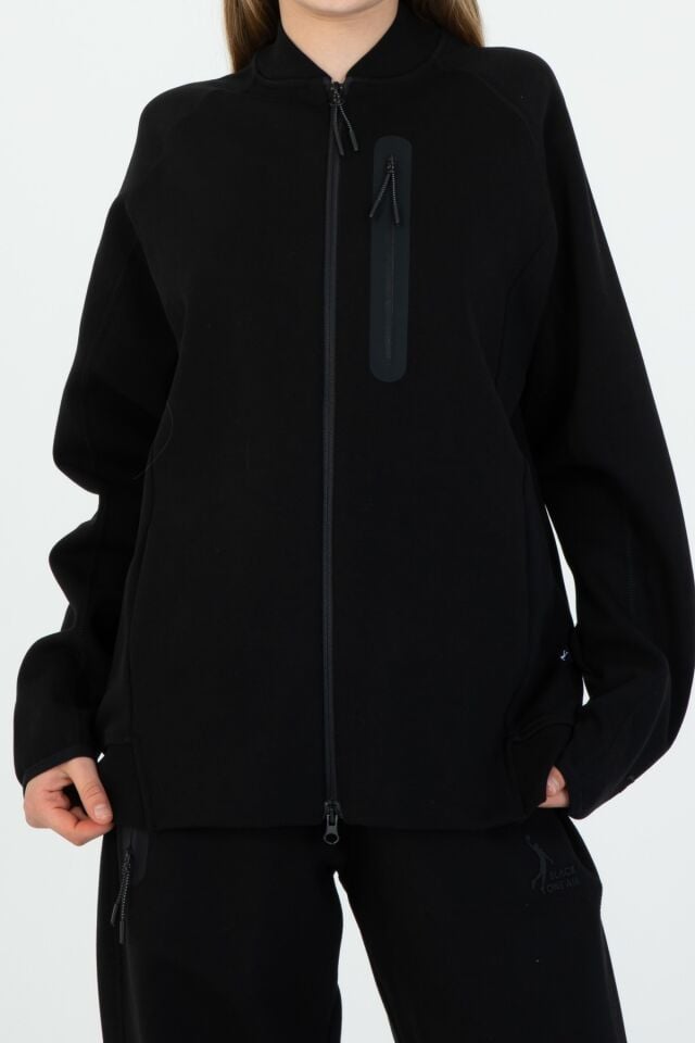 Kız/Erkek Çocuk Ayarlanabilir Bel Fermuarlı Baskılı Eşofman Takım