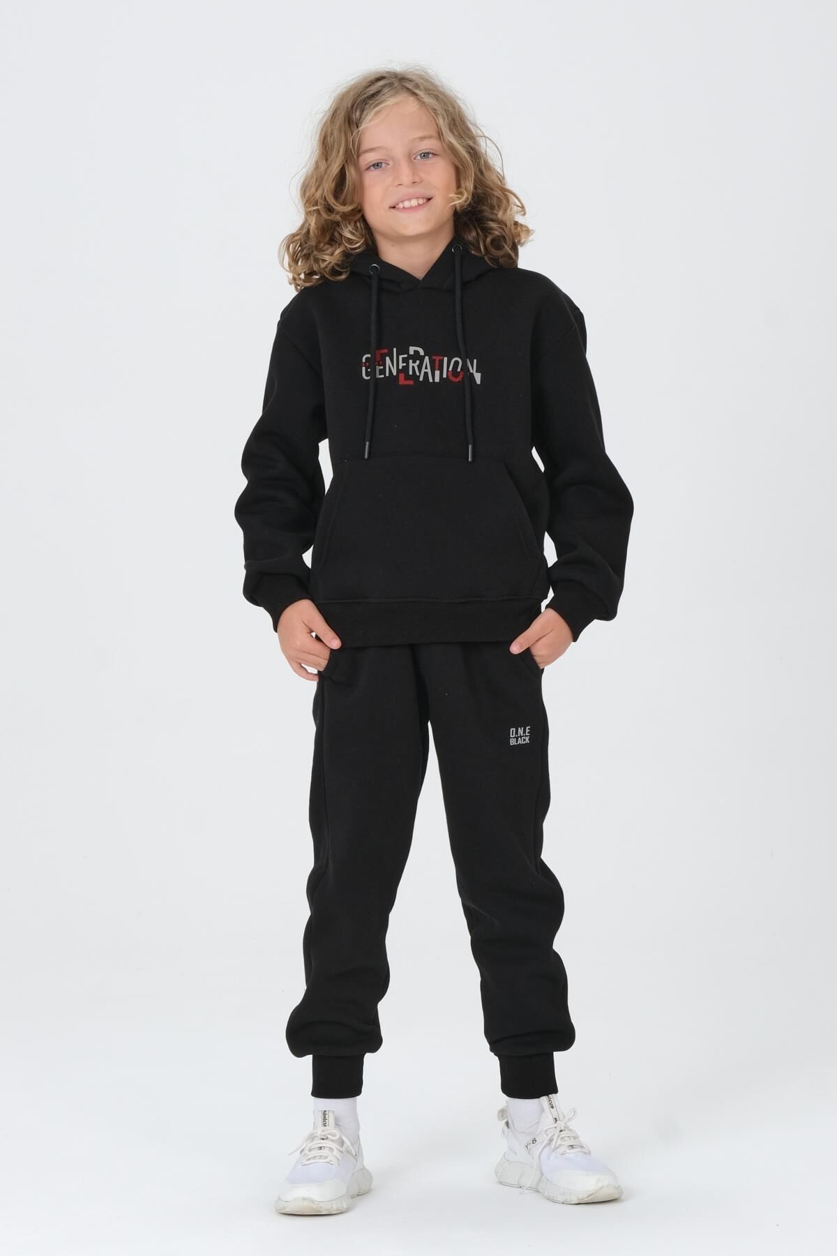 Erkek Çocuk Kapüşonlu Eşofman takımı