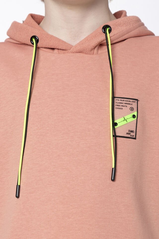 Kapüşonlu Kısa Kollu Kordon Detaylı Erkek Çocuk Alt Üst Takım