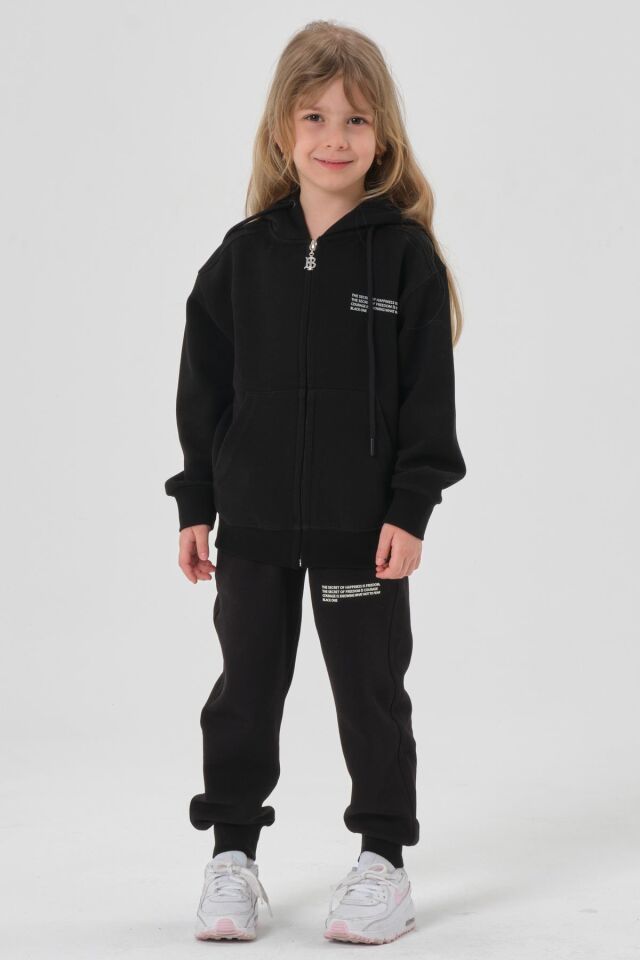 Likrasız Mevsimlik Kız Çocuk Eşofman Takımı