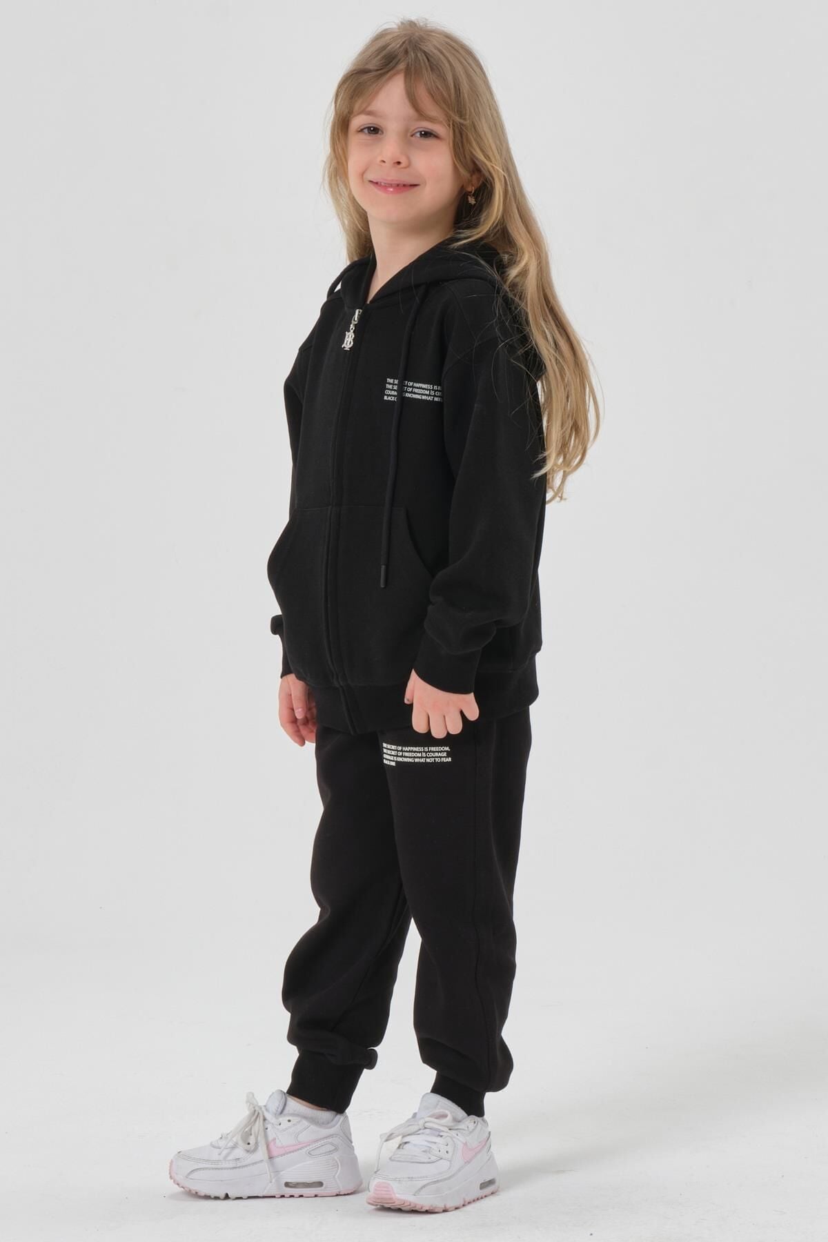 Likrasız Mevsimlik Kız Çocuk Eşofman Takımı