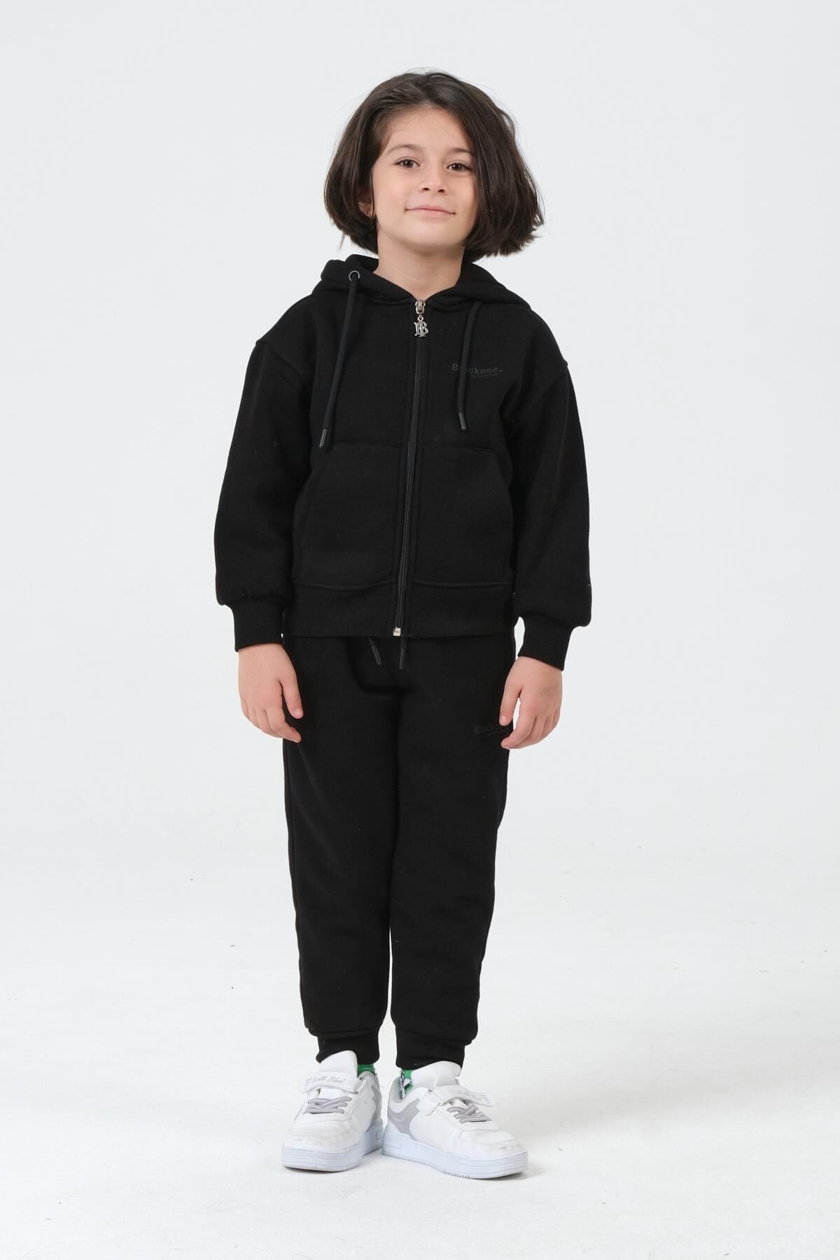 Kız Çocuk Kapüşonlu Eşofman Takımı