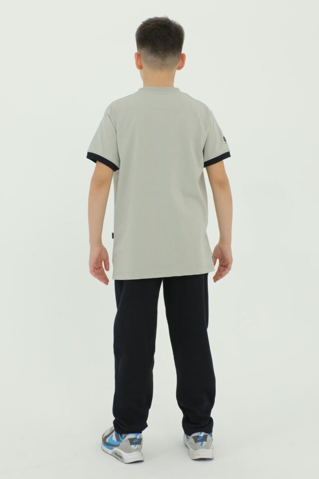 Erkek Çocuk Bel Lastik Detaylı Eşofman Takımı