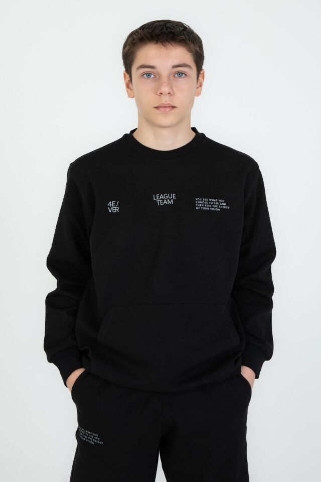 Bisiklet Yaka Basic Alt Üst Eşofman Takım