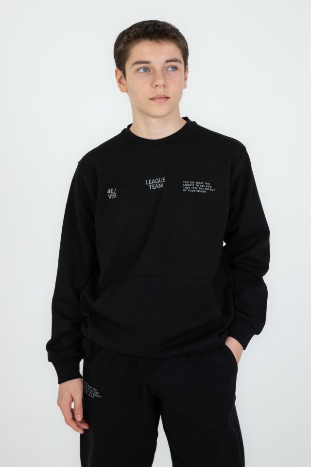 Bisiklet Yaka Basic Alt Üst Eşofman Takım