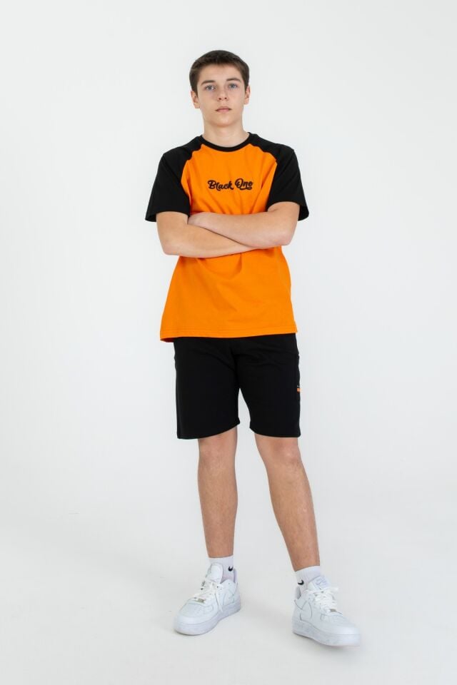 Erkek Çocuk Cep Baskı Detaylı Alt Üst Takım