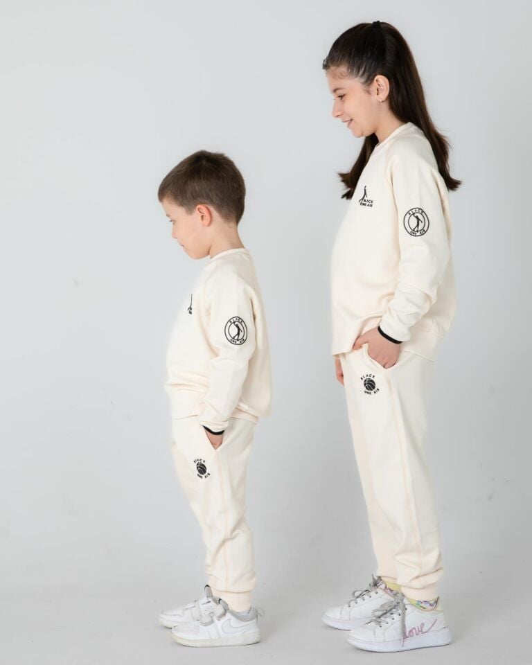 ERKEK/KIZ ÇOCUK AYARLANABİLİR  BEL BİSİKLET YAKA EŞOFMAN TAKIM