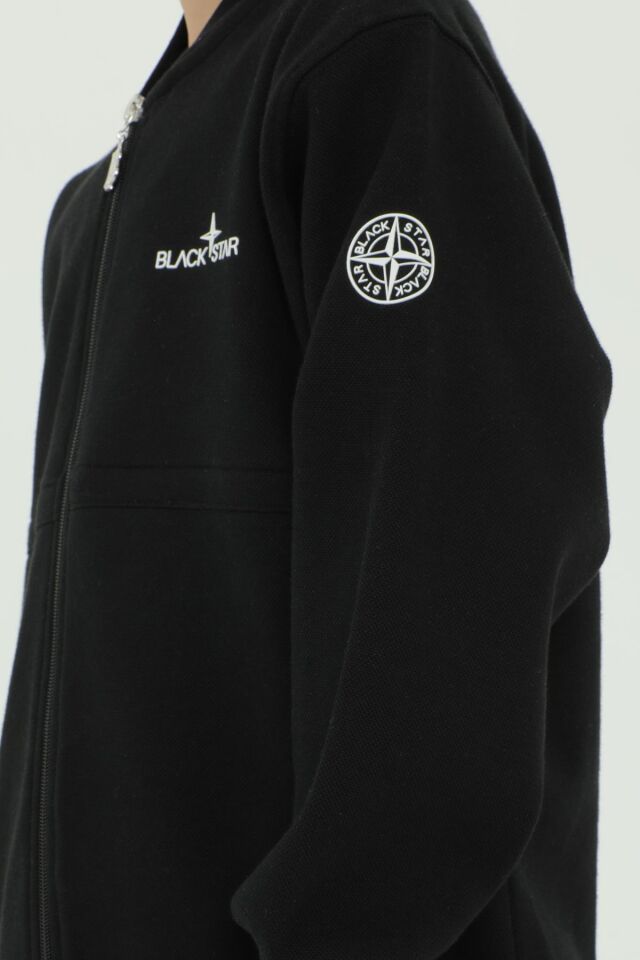 Bisiklet Yaka Erkek Çocuk T-Shırt Baskı Detaylı 3 Lü Eşofman Takımı