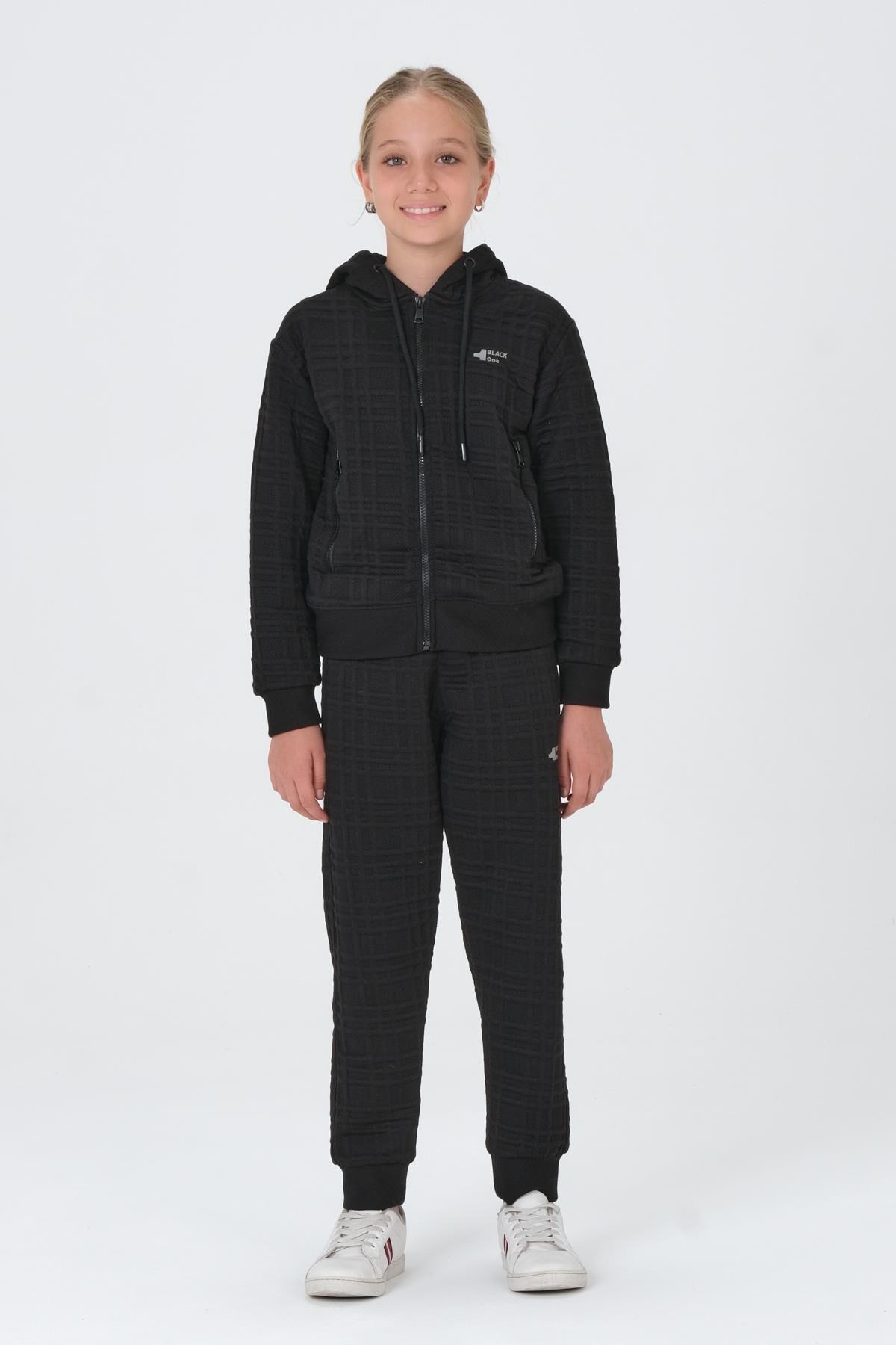 Kız Çocuk Kapüşonlu Eşofman Takımı