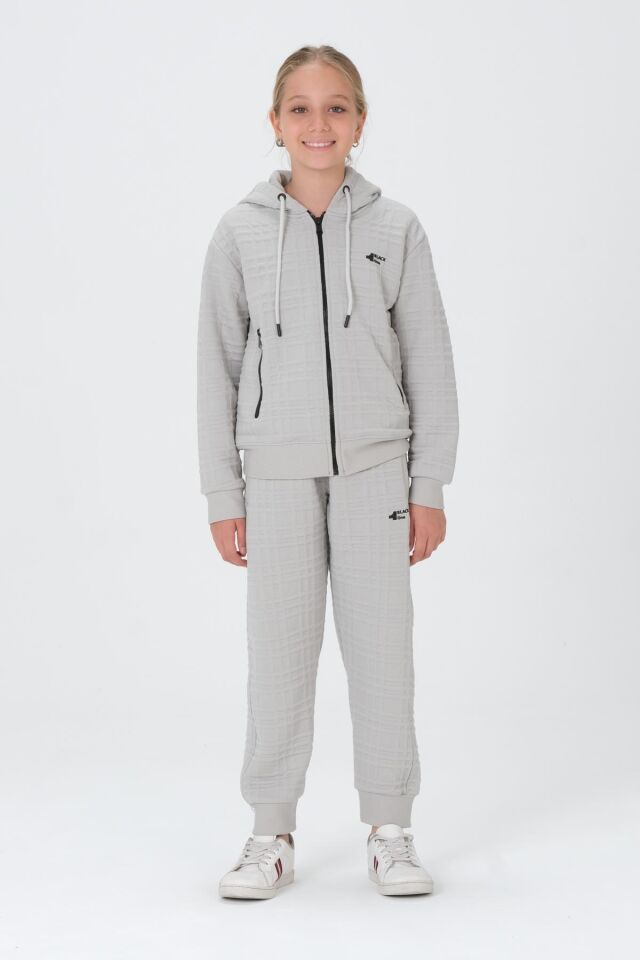 Kız Çocuk Kapüşonlu Eşofman Takımı