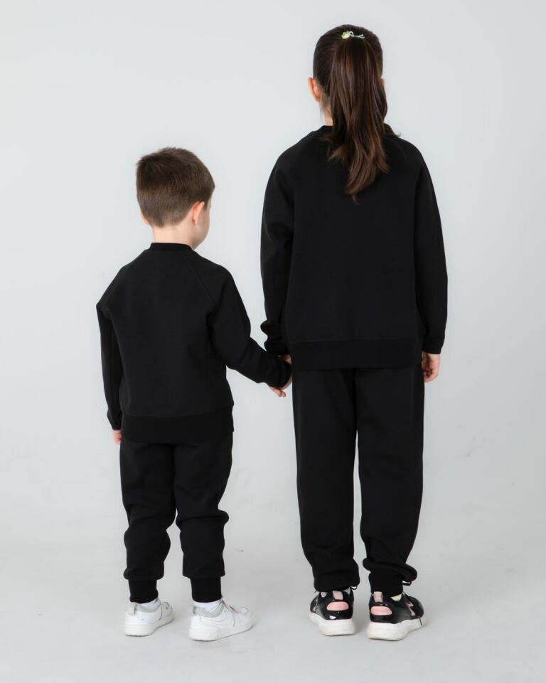 KIZ/ERKEK ÇOCUK BİSİKLET YAKA EŞOFMAN TAKIM