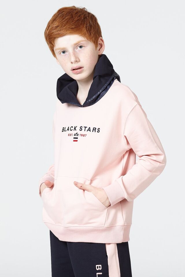 Erkek Çocuk Şardonsuz 2 İplik Spor Eşofman Takımı – Normal Kalıp Mevsimlik 10-11 Yaş - PEMBE