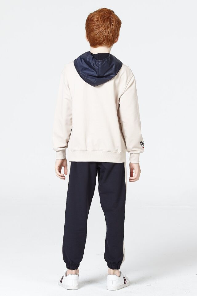 Erkek Çocuk Şardonsuz 2 İplik Spor Eşofman Takımı – Normal Kalıp Mevsimlik 8-9 Yaş - TAŞ