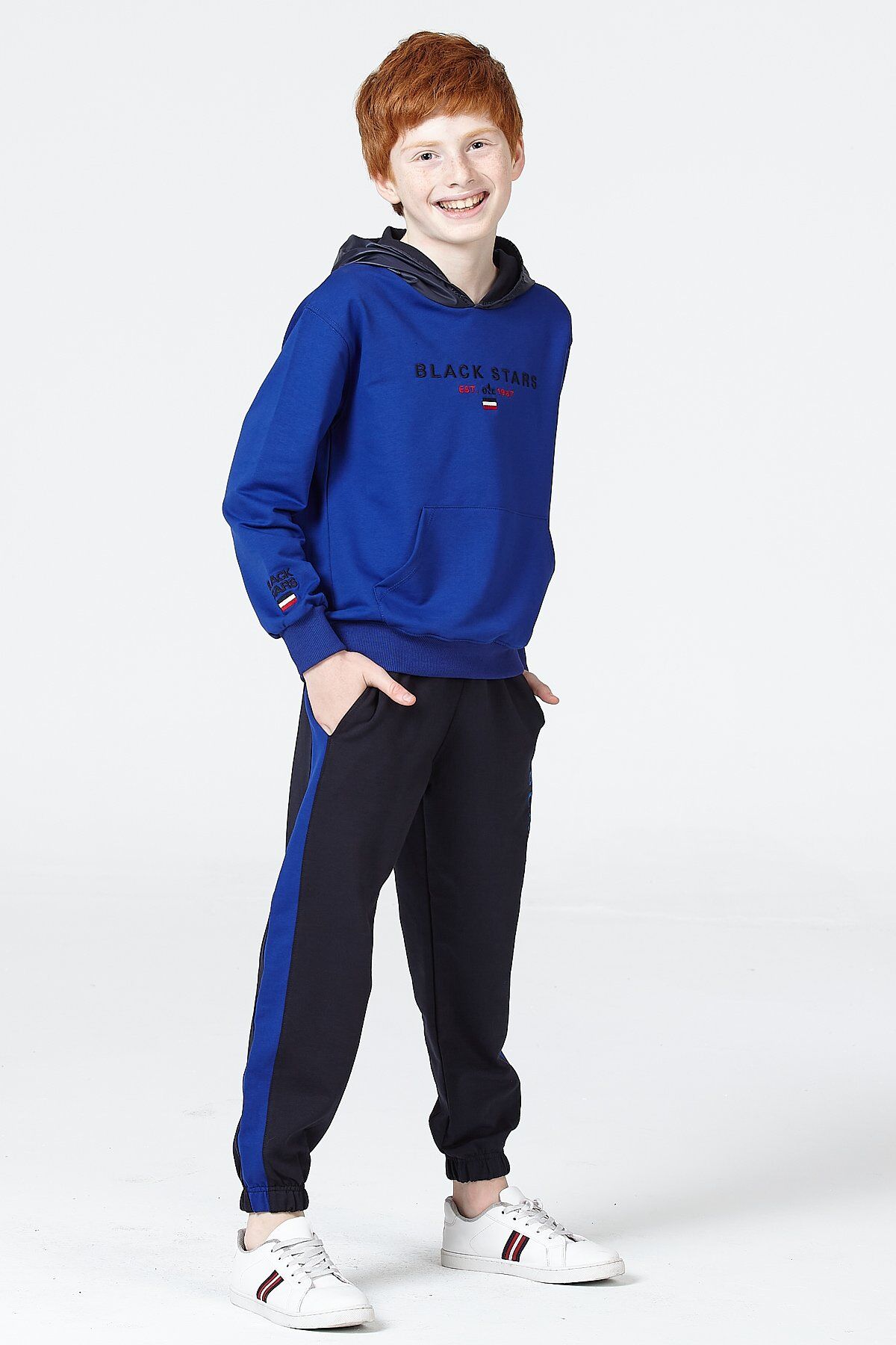 Erkek Çocuk Şardonsuz 2 İplik Spor Eşofman Takımı – Normal Kalıp Mevsimlik 10-11 Yaş - SAKS