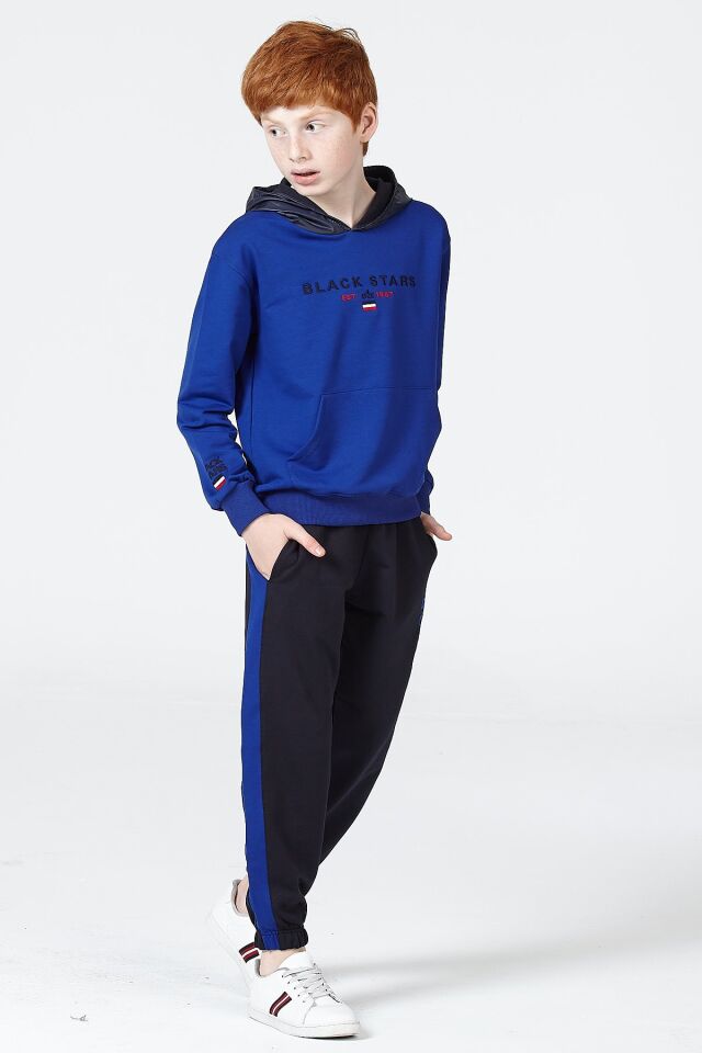 Erkek Çocuk Şardonsuz 2 İplik Spor Eşofman Takımı – Normal Kalıp Mevsimlik 10-11 Yaş - SAKS