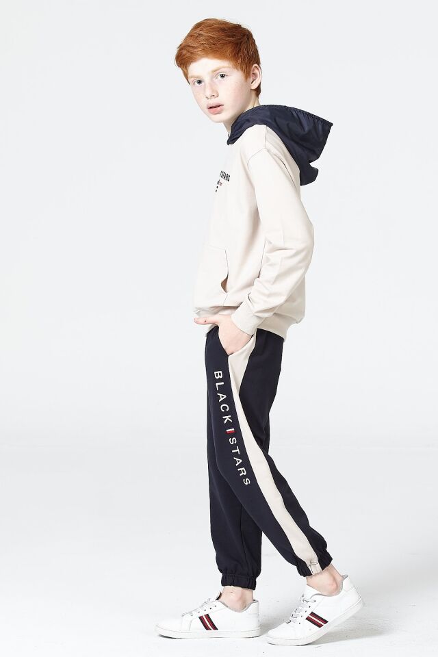 Erkek Çocuk Şardonsuz 2 İplik Spor Eşofman Takımı – Normal Kalıp Mevsimlik 11-12 Yaş - TAŞ