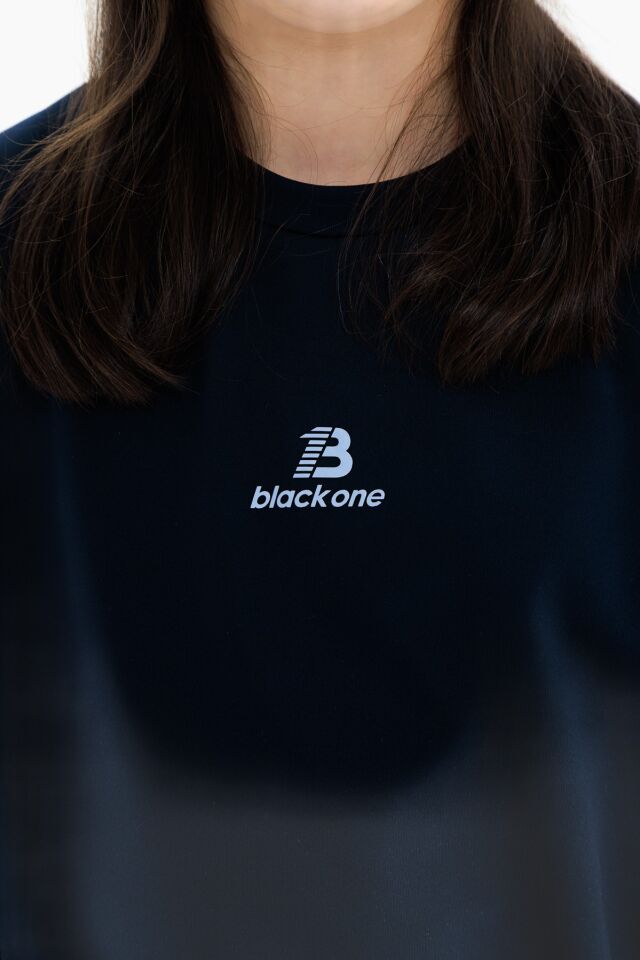 Kız Çocuk Şardonlu Dalgıç Kumaş Eşofman Takımı (Sweatshirt + Tayt) LACİVERT - 12-13 Yaş
