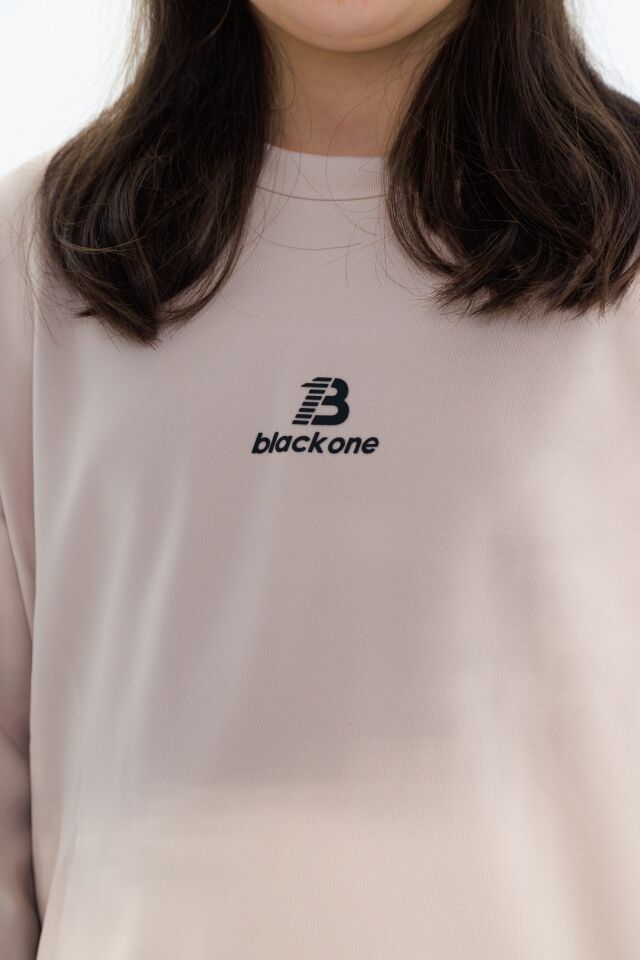 Kız Çocuk Şardonlu Dalgıç Kumaş Eşofman Takımı (Sweatshirt + Tayt) TAŞ - 8-9 Yaş