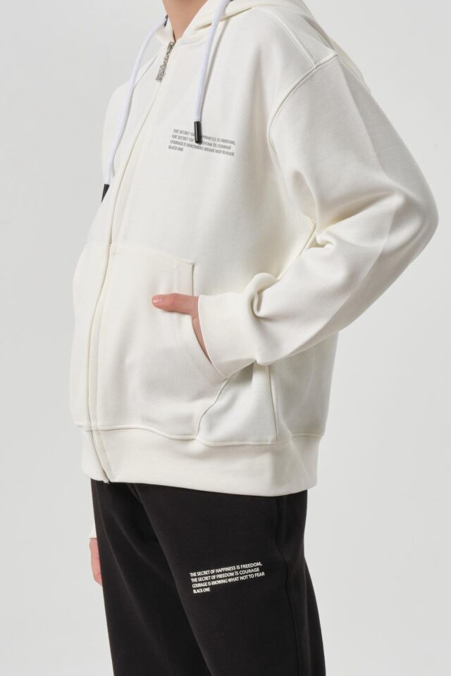 Likrasız Mevsimlik Erkek Çocuk Eşofman Takımı EKRU - 8-9 Yaş