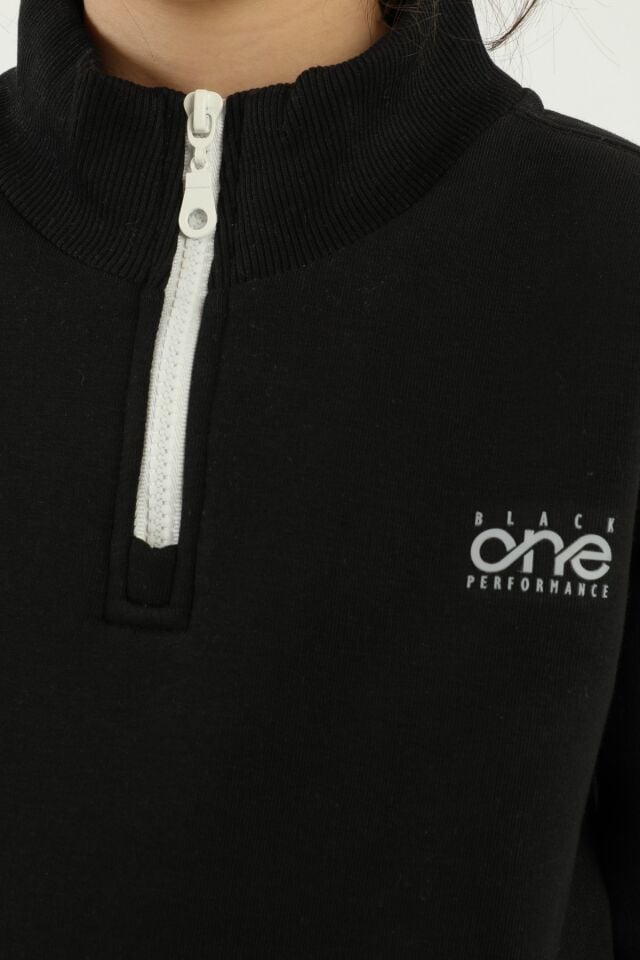 Dik Yaka Baskı Detaylı Eşofman Takım