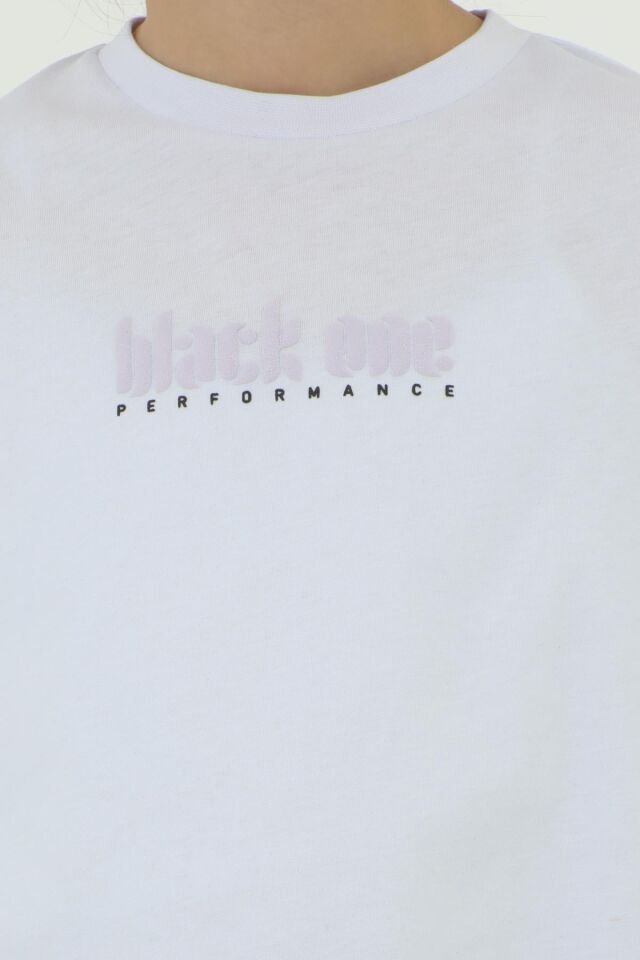 Bisiklet Yaka Kız Çocuk Baskı Detaylı T-Shırt Ve Eşofman Takımı LİLA - 5-6 Yaş