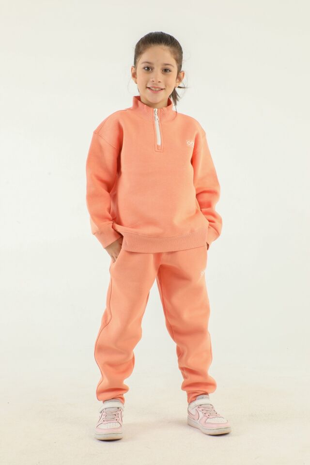 Dik Yaka Baskı Detaylı Eşofman Takım SOMON - 7-8 Yaş