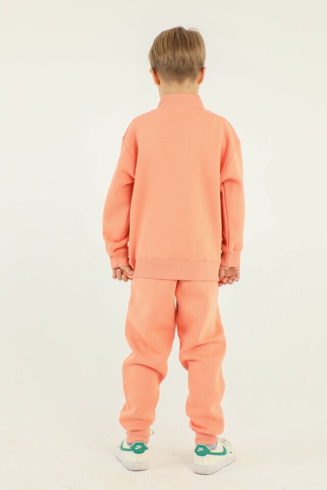 Dik Yaka Baskı Detaylı Eşofman Takım SOMON - 7-8 Yaş